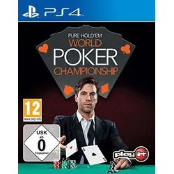 Pure Hold'em World Poker Championship - Karten-Spiel für PS4, erlebe das glamouröse Poker-Feeling mit Multiplayer-Modus und fotorealistischer Grafik – spiele gegen Gegner weltweit!