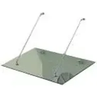 Glasvordach Olymp Klarglas 300 x 90 cm - Modernes Design für Ihr Zuhause - Verleihen Sie Ihrer Hausfront mit unserem Glasvordach aus Verbundsicherheitsglas neuen Glanz. Hochwertige Edelstahlkomponenten sorgen für Langlebigkeit und Stabilität. Ideal für jeden Wandtyp, mit einfacher Montage.