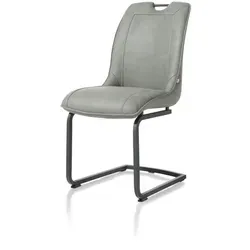 Henders & Hazel Michiel Esszimmerstuhl Swing + Handgriff Stoff Pala/Metallgestell - Schwarz