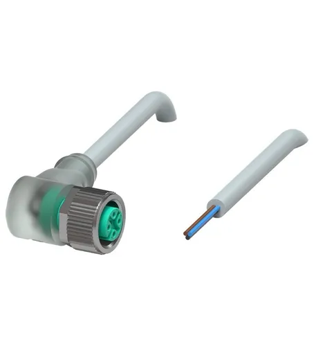 Pepperl+Fuchs 033696 Sensor-Aktor-Steckverbinder 25m - Konfektionierter M12 gewinkelter Steckverbinder, ideal für zuverlässige Verbindungen in der Automatisierungstechnik, Länge: 25 m.
