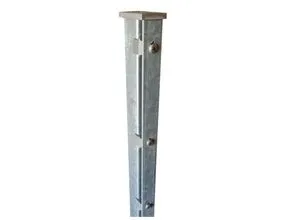 Fa-Bausysteme Zaunpfosten Feuerverzinkt 1630 mm - Gartenzäune - Hochwertiger, feuerverzinkter Zaunpfosten für einfache Montage und hohe Sicherheit, ideal für Doppelstabmattenzäune.