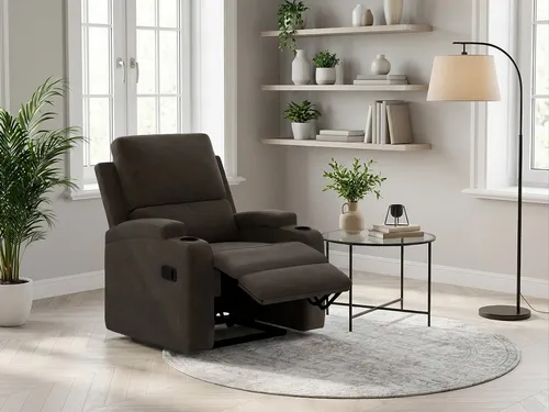 OTTO home Relaxsessel Napori, TV-Sessel, Kinosessel mit Relaxfunktion in 2 Sitzen, Getränkehalter