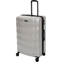 Cavalet Hartschalenkoffer Trolley 75 cm in Champagner - Moderner Hartschalenkoffer in eleganter Champagnerfarbe, 75 cm groß und leicht mit 4 leisen Doppelrollen. Ideal für Reisen, bietet bis zu 113 Liter Stauraum und ist mit einem TSA-Zahlenschloss ausgestattet.
