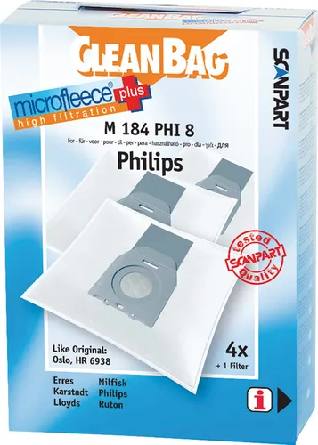 Cleanbag Philips Sack Poussiere Oslo+