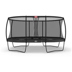 BERG Trampolin Oval Grand Champion Regular 520 mit Safety Net Deluxe Airflow pro - Ovales Trampolin 520 cm für maximales Sprungerlebnis, inkl. Deluxe Sicherheitsnetz und AirFlow Pro Sprungtuch für höhere Sprünge und mehr Sicherheit.