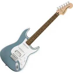Squier Affinity Strat Junior HSS IBM - Shortscale E-Gitarre - Gitarren; Shortscale Stratocaster mit hochwertigem Ahornhals und vielseitigen Tonabnehmern für optimale Klangvielfalt und Spielkomfort.