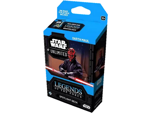 FANTASY FLIGHT GAMES SW Unlimited - #5 Legend. Spot.D. (Spotlight-Deck Darth Maul) Sammelkarten - Andere Sammelkarten, einzigartige Sammelkarte mit Darth Maul im Spotlight-Deck für Fans und Sammler