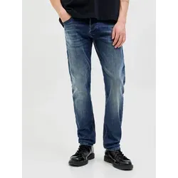 Slim-fit-Jeans "JJIGLENN JJORIGINAL CB 820 NOOS", Gr. 38 - Blue Denim - Stylische Herren-Slim-fit-Jeans von Jack & Jones, figurbetonend mit schmaler Beinform und niedrigem Sitz. Robuster Jeansstoff sorgt für Langlebigkeit und vielseitige Kombinationsmöglichkeiten.