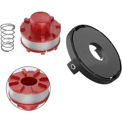 INF Trimmerspule für Einhell CE-CT 36/30 LI E SOLO und AGILLO 36/255 BL - Hochwertige Trimmerspulen für Einhell Rasentrimmer, langlebig und ideal für den professionellen Einsatz. Inklusive Schutzhülle für optimalen Schutz der Fadenspulen.