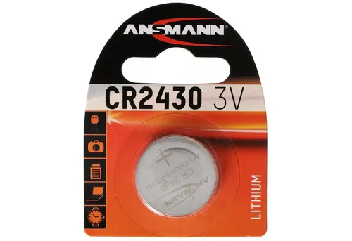 ANSMANN AG Ansmann CR2430 3 Volt Lithium Batterie 3,0 x 24,5 mm 270mAh Batterie, (3 V)
