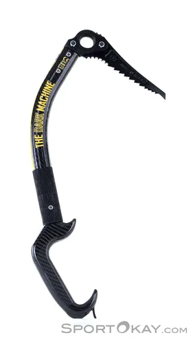 Grivel The Dark Machine 49cm Eisgerät - Schwarz - Trekkingzubehör mit ergonomischem Griff für optimale Kontrolle und Sicherheit beim Eis- und Mixed-Klettern.