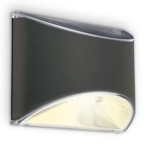 Solar LED Wandleuchte Außen mit Dämmerungssensor - Moderne Wandleuchte für den Außenbereich, mit energieeffizienter LED-Technologie und Dämmerungssensor. Perfekt für Eingänge, Garagen und Gärten. Wetterfest und einfach zu montieren.