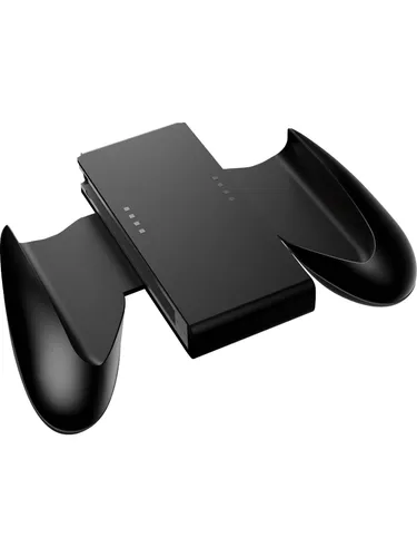 PowerA Joy-Con Comfort Grip Black für Nintendo Switch - Controller-Ständer mit Ladefunktion für 2 Nintendo Switch Joy-Con, elegante und praktische Aufbewahrungslösung in Schwarz.