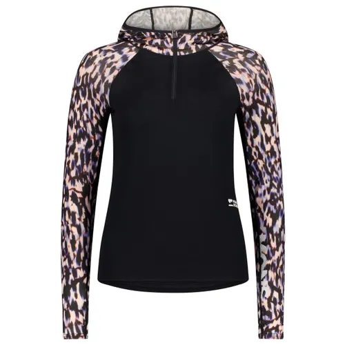Mons Royale Women's Bella Merino Long Sleeve Hood - Merinounterwäsche Gr L schwarz - Kuschelige Merinounterwäsche mit Kapuze für Outdoor-Aktivitäten. Farbe: Schwarz; Größe: L; ideal für Ski, Snowboard und Trekking. Hoher Tragekomfort dank Stretch und Daumenschlaufen. Entdecken Sie weitere Produkte von Mons Royale!