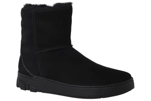Ganter Damen Giulietta Mode-Stiefel, schwarz, 38.5 EU - Wanderschuhe mit Blowtech-Gummisohle und Wechselfußbett für optimalen Komfort und individuelle Anpassung.