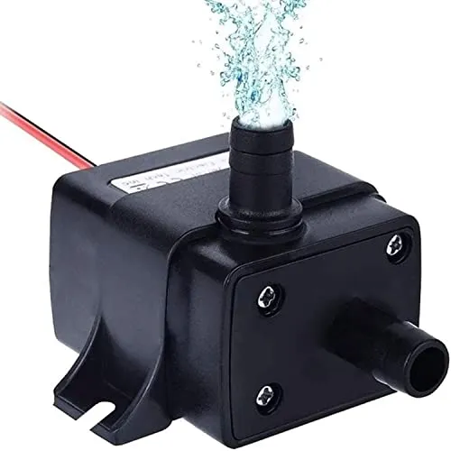 Retoo Mini Wasserpumpe 12V - Kompakte Submersible Aquariumpumpe - Effiziente Aquariumpumpe mit 240L/h, ideal für die Wasserumwälzung in Aquarien. Geräuscharm und energieeffizient mit bürstenlosem Motor für langlebigen Einsatz.