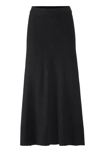 hessnatur Strickrock Midi Regular Damen aus Reiner Bio-Baumwolle | nachhaltig und fair hergestellt (Fair Wear Foundation)