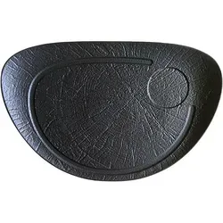 Tognana Steakteller "Vulcania" in Schwarz - Ø 25 cm