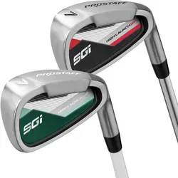 Wilson SGI Eisen - Golfschlägersets Eisen für Herren, mit extremem Perimetergewicht für einen größeren Sweet Spot und verbesserter Genauigkeit, ideal für Rechtshänder.