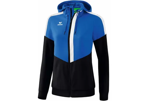 Erima Squad Präsentationsjacke Damen - Blau - Größe 38 - Trainingsbekleidung für Damen, ideal für Sporttraining und bequemes Tragen.