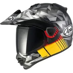 Arai Tour-X5 Nation "DE", Endurohelm - Matt Grau/Schwarz/Rot/Gelb - S