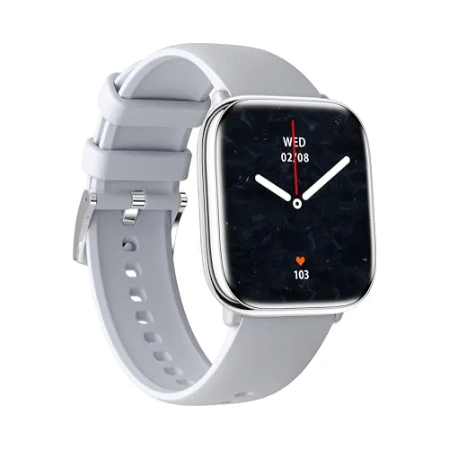 myPhone Watch Pastel Foggy Day - Smartwatch mit elegantem AMOLED-Display, Bluetooth Calling und Gesundheitsmonitoring. IP67-zertifiziert für Wasser- und Staubschutz, ideal für aktiven Lifestyle.