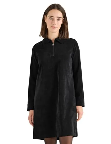 Cecil Damen Cordkleid mit Zipper - Elegantes knielanges Kleid aus softer Cordqualität mit Hemdkragen, praktischem Reißverschluss und seitlichen Taschen für einen stylishen Look im Alltag.