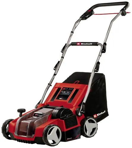 Einhell Akku-Vertikutierer-Lüfter GE-SA 36/35 Li-Solo - Vertikutierer mit bürstenlosem Motor, 35 cm Messerwalze und 28L Fangsack, ideal für effiziente Rasenpflege und flexibles Arbeiten ohne Kabel.