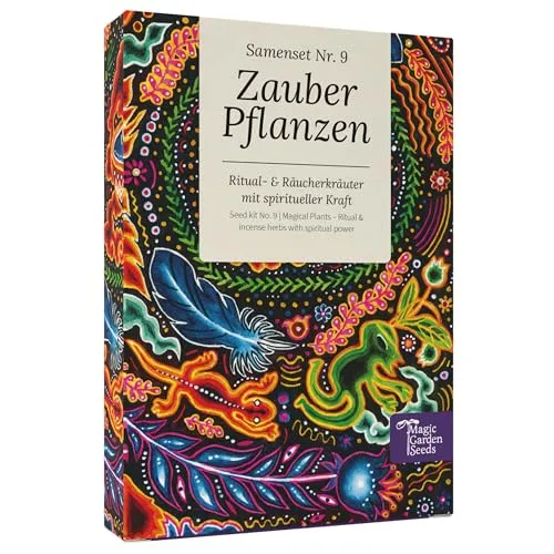 Magic Garden Seeds - Zauber-Pflanzen mit 6 magischen Kräutern: Beifuß, Bilsenkraut, Alraune & mehr - Räucherpflanzen zum Selberziehen & Verschenken