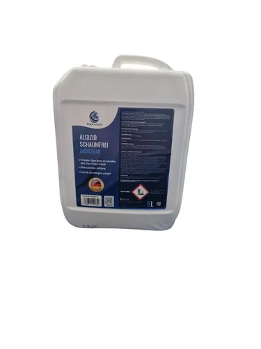 PoolLöwe® Algenvernichter 5L - Algizid mit 360° Algenschutz - Algizid für Pool & Badewannen mit Sprudelfunktion, sorgt mit der ClearProtect-Formel für algenfreies Wasser und höchste Sicherheit beim Baden.