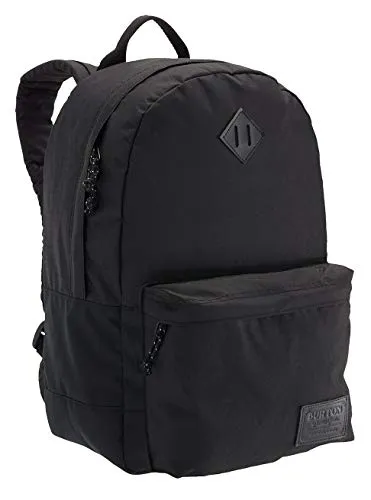 Burton Daypack Kettle - Robuster Rucksack in True Black - Kompakter Rucksack mit verstellbarem Schultergurt und gepolstertem Laptopfach. Ideal für den Alltag und Ausflüge, mit praktischem Reißverschluss-Außenfach für Zubehör.