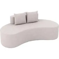 COSTWAY 3-Sitzer Sofa mit Rückenlehne & 2 Kissen, Grau - Geräumiges Polstersofa für bis zu 3 Personen, ideal für entspannte Momente. Der hautfreundliche Polyesterstoff und die elastische Schaumstofffüllung bieten hohen Komfort. Perfekt für Wohnzimmer oder Gästezimmer.