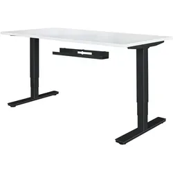 KADIMA DESIGN Kabelkanal Schreibtisch 80x7x13 cm breit Untertisch Kabelführung schwarz, Kabelmanagement Kabelwanne Pulverbeschichtet, Kabelschacht waagrecht