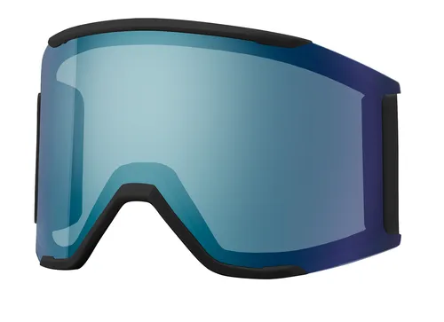 SMITH SQUAD MAG Ersatzglas 2025 - Chromapop Everyday Blue Mirror - Ersatzglas für die Smith Optics Squad MAG Schneebrille, bietet hervorragende Sicht und kommt mit praktischer Transporttasche.