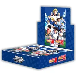 Weiss Schwarz Booster Pack Kiste Captain Tsubasa 2024 - TCG OVP Displays mit 12 Booster Packs, ideal für Sammler und Spieler, bietet spannende Karten aus dem beliebten Captain Tsubasa Universum.