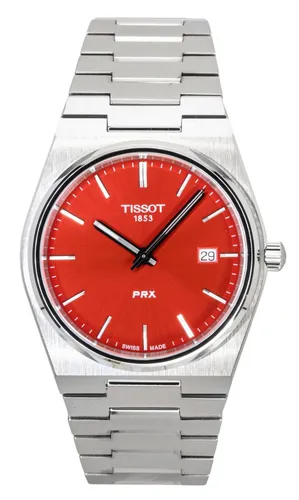 Tissot PRX 40mm Herrenarmbanduhr - Elegante 40mm Edelstahl-Herrenuhr mit Saphirglas und analoger Anzeige, perfekt für stilbewusste Männer.