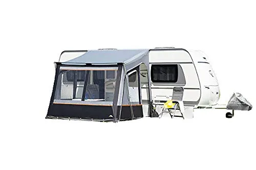 DWT Teilzelt Fortuna II - Minimalistisches Vorzelt für unkomplizierte Aufenthalte, ideal für Camping und Outdoor-Aktivitäten