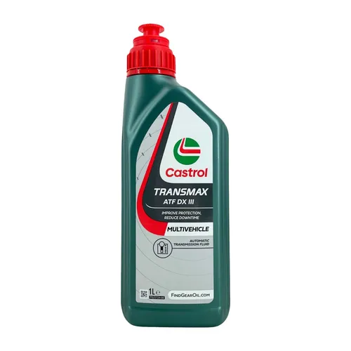 Castrol Getriebeöl Transmax ATF DX III Multivehicle 15F176 - Hochwertiges Getriebeöl für verschiedene Fahrzeuge, sorgt für reibungslose Schaltvorgänge und schützt vor Verschleiß. Ideal für den professionellen Einsatz.