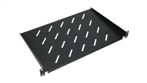 Półka 19, do szaf wiszących Extralink 1U 300mm Czarna