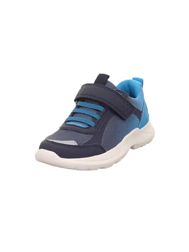 Superfit Jungen Rush Blau/Türkis 8100 - Bequeme Sneakers für aktive Kinder - Diese flexiblen Sneakers mit einer rutschfesten Laufsohle bieten optimalen Komfort und Halt für jeden Schritt. Ideal für den täglichen Einsatz und unbeschwerte Abenteuer.