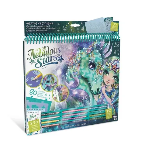 NEBULOUS STARS Kreatives Skizzenbuch für Fantasiefreunde - Entdecke die Welt der Kreativität mit diesem gebundenen Skizzenbuch. Ideal für Künstler, die ihrer Fantasie freien Lauf lassen möchten.