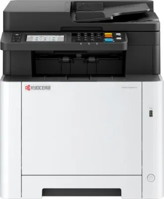 Kyocera Ecosys MA2600cwfx Farblaserdrucker - Multifunktionsdrucker mit WLAN, der druckt, scannt, kopiert und faxet. Ideal für Büros, bietet schnelle Druckgeschwindigkeiten und umweltfreundliche Funktionen.