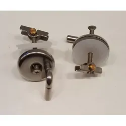 Creavit Ersatzscharnieren für WC Sitz KID KC3041/KC0802 - Hochwertige Ersatzscharnieren für WC-Sitze, ideal für eine einfache Montage und langlebige Nutzung. Perfekt für den Einsatz in modernen Badezimmern.