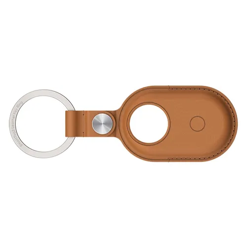Samsung Braloba Key Ring Case für Galaxy SmartTag2 - GPS Schutzhülle aus veganem Leder mit praktischem Schlüsselring, handgefertigt und ideal zum Schutz und Befestigen des Galaxy SmartTag2.