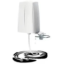 QuOmni 7V-2 Wi-Fi 6E Antenne - Zukunftssichere Rundstrahlantenne mit Dualband, ideal für Innen- und Außeneinsatz. Hohe Signalstärke von 6dBi (2,4GHz) und 7,5dBi (5GHz/7GHz) für optimale Netzabdeckung.