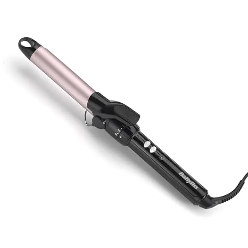 Babyliss Lockenstab 25 mm Curling Tong - Lockenstab für traumhafte Locken und Wellen, 10 Temperaturstufen bis 180°C, ideal für kürzere bis mittellange Haare, mit satinierter Oberfläche für geschmeidigen Halt.