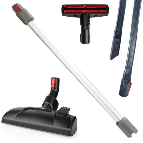 Staubsaugerdüse Rohr Zubehör Set für Dyson V7 V8 V10 V11 V15 - Premium Zubehörset für Dyson Staubsauger, mit flexibler Bodendüse und speziellen Fadenhebern für optimale Reinigung auf allen Oberflächen.