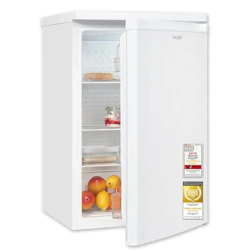 Exquisit Kühlschrank KS516-V-040D, 126 Liter, Freistehend, Kompakt - Kühlschrank ohne Gefrierfach, ideal für kleine Räume mit 126 Litern Stauraum. Energieeffizient und leise im Betrieb, perfekt für Wohnungen oder Single-Haushalte.
