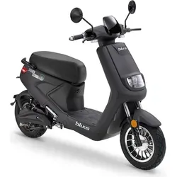 E-Motorroller BLU:S "XT2000" - Elektromotorroller schwarz, bis zu 50 km Reichweite, komfortabel für zwei Personen