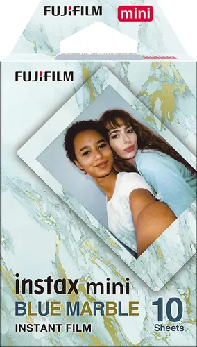 FujiFilm Film Instax mini Blue Marble - 10 Stück, 10 Stück
